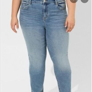 Torrid High Rise Straight Classic Blue Denim Jeans nwt